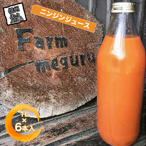 長野県産にんじんジュース （1000ml×6本入り）| にんじん 信州 佐久市