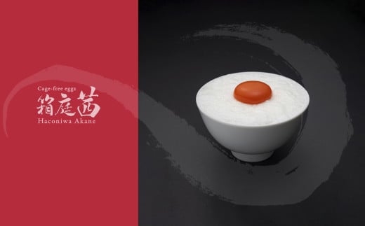 見た目も旨みも想像以上 箱庭たまご 「茜」 6個 | 卵 たまご テレビ 話題 ごはん お供 タマゴ 卵かけ  真岡市 栃木県 送料無料