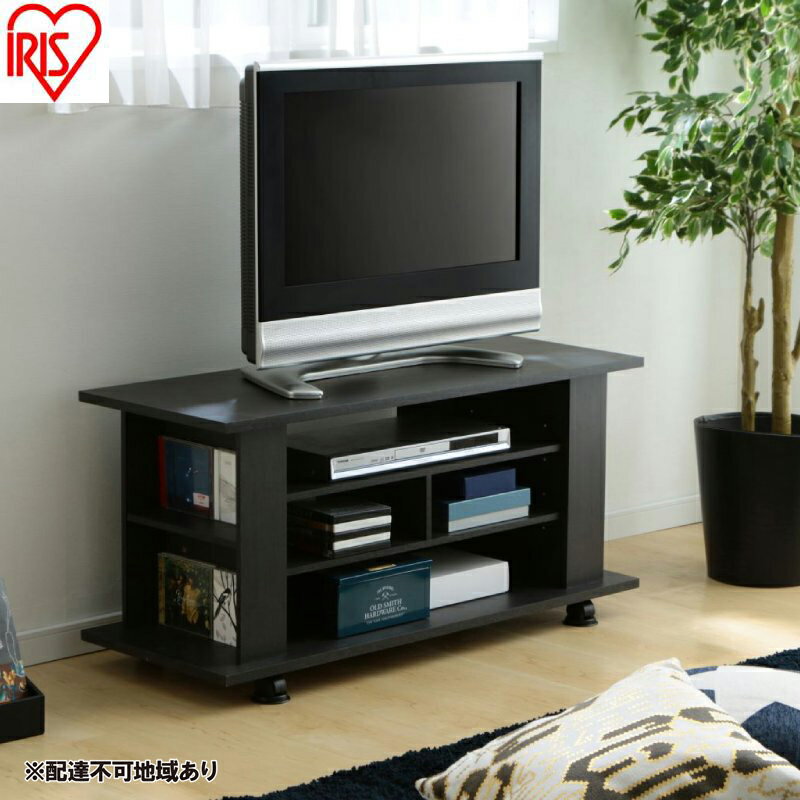 【ふるさと納税】テレビ台 AVボードオープンタイプ OAB-100 ブラックオーク テレビ台 ローボード おしゃれ キャスター アイリスオーヤマ TV台 AVボード 北欧 テレビボード TVボード 新生活 一人暮らし シンプル かわいい オープンテレビ台 ローテレビ台 収納