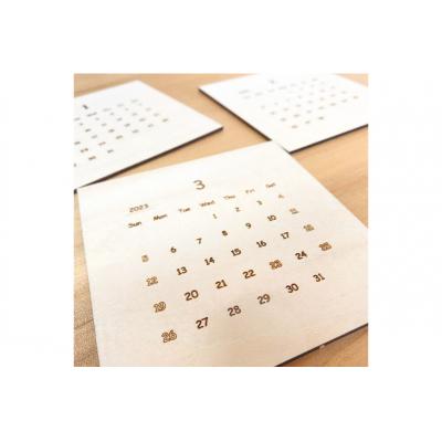 ふるさと納税 宝達志水町 ウッドカレンダー 木製ケース付き [MDF 石川県 宝達志水町 38600183] |  | 02