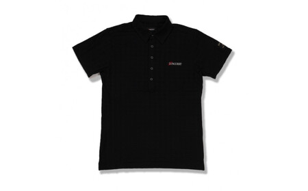 BUNCUREY　ゴルフウェア　半袖ポロシャツ（BM23SS-01-043）ブラック／サイズ3
