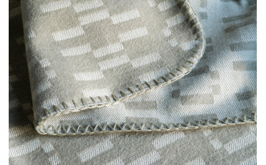 播州織 ブランケット「Organic Colored Cotton Blanket 」 （グレー） （110-19）