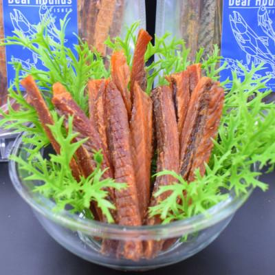 ふるさと納税 美唄市 DearHouds こだわりの愛犬愛猫おやつ 　鮭スティックジャーキー　100g×2個　合計200g |  | 01