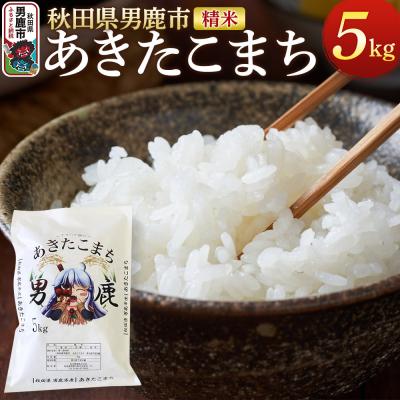 ふるさと納税 男鹿市 《令和7年産》あきたこまち 精米 5kg 秋田県 男鹿市産|23_ymk-010101