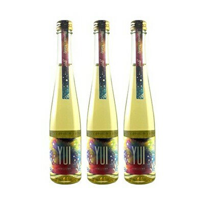 【ふるさと納税】[神結] スパークリング清酒『YUI』300ml×3本〔 発泡酒 発泡清酒 スパークリング 〕[ 神結酒造 日本酒 酒 お酒 プレゼント ギフト 贈答品 ]　お酒・シャンパン・ギフト・女子会・パーティ