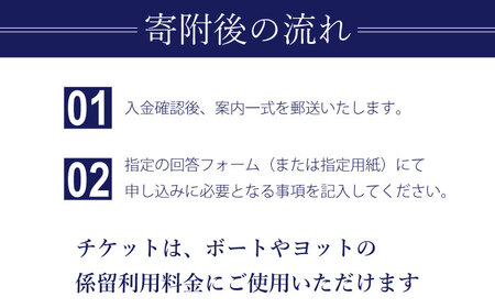 深浦・浦賀ボートパーク係留利用チケット10万円分【公益財団法人マリンスポーツ財団】[AKHP003]
