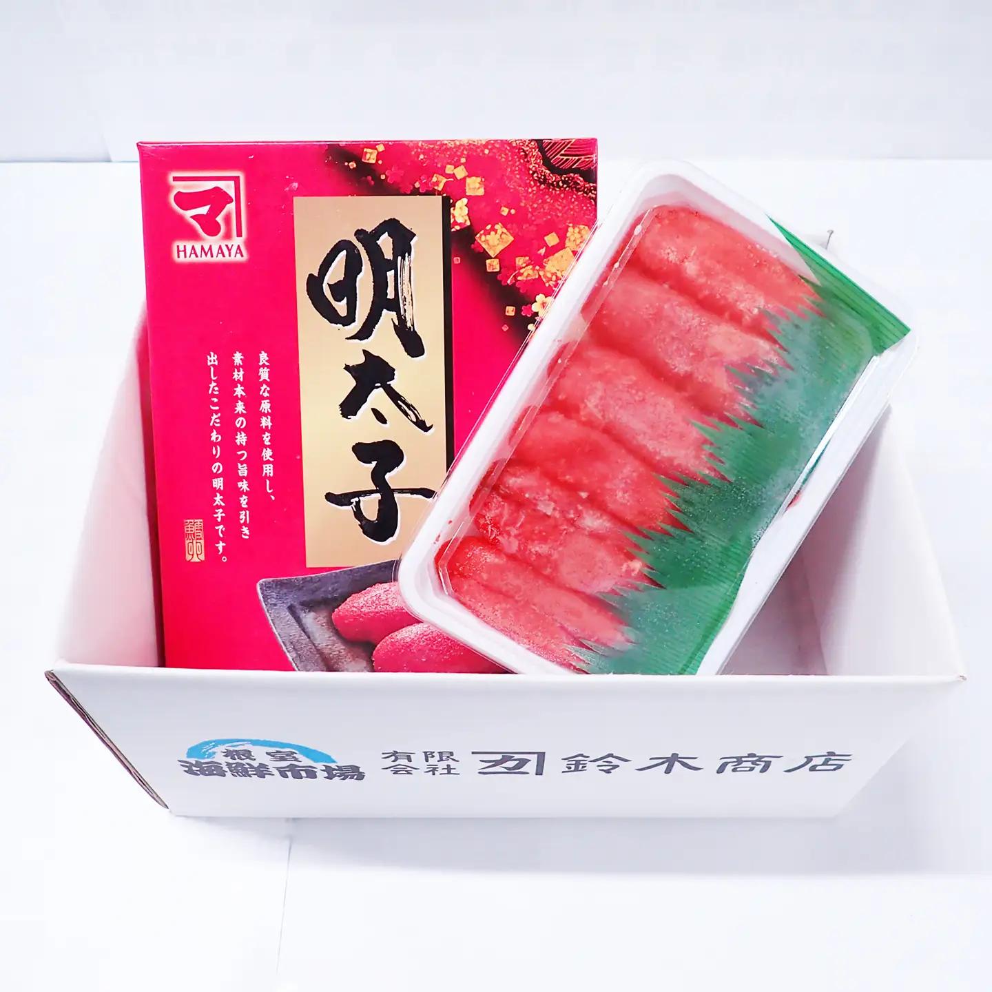 辛子明太子500g(化粧箱)・甘口たらこ200g A-14283