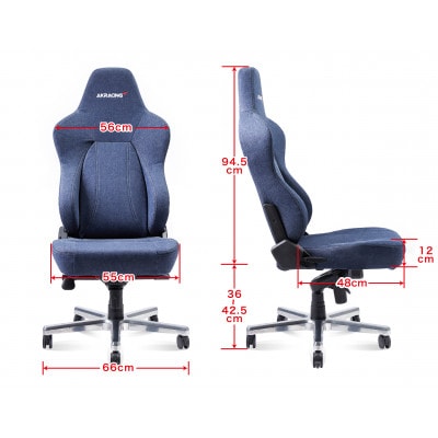 AKRacing オフィスチェア ゲーミングチェア Premium Denim Essential【1380995】