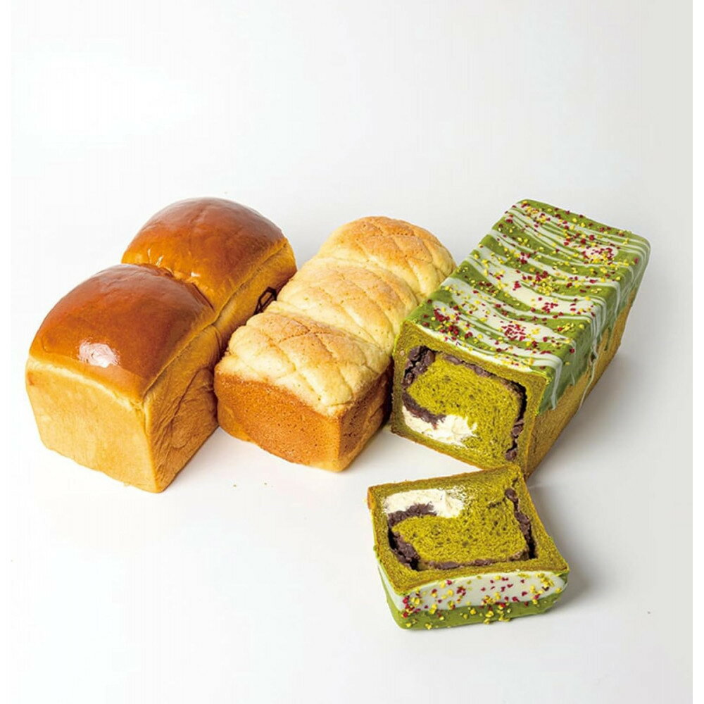 【ふるさと納税】高級食パン 高級金賞食パン3種3本セット（山型／メロン／抹茶＆マスカルポーネ）