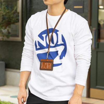 ふるさと納税 尼崎市 本革カードケース[ダークブラウン×ブラウン」ID/社員証専用 ストラップ付き |  | 03