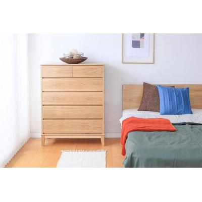 ふるさと納税 旭川市 旭川家具 MUKU工房オリジナル ムク チェスト ナラ_03228