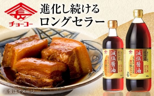 チョーコーギフト 減塩醤油 500ml 6本セット / 醤油 しょうゆ 減塩 贈答 贈り物 / 大村市 / チョーコー醤油 [ACYY010]