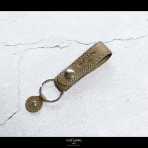 maf pinto (マフ ピント)ストラップ キーリング キーホルダー キーケース オリーブ レザー 本革 日本製