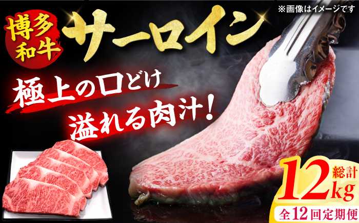 
【全12回定期便】博多和牛 サーロイン ステーキ 200g×5枚 牛肉 ステーキ お歳暮 お中元 贈答用 サーロイン 赤身 父の日 母の日 敬老の日 広川町 / 久田精肉店株式会社 [AFBV022]
