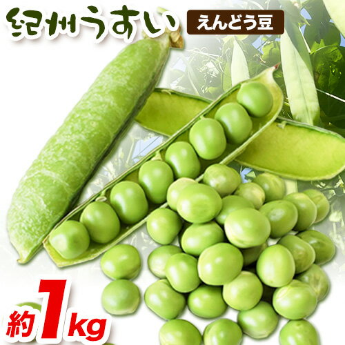 【ふるさと納税】和歌山県特産 紀州うすい えんどう豆 約1kg(豆ご飯 約1升分) まる中農園《2026年5月下旬-6月下旬頃出荷》 和歌山県 紀の川市 えんどう豆 野菜 紀州うすい うすいえんどう まめ 豆 豆ごはん 送料無料