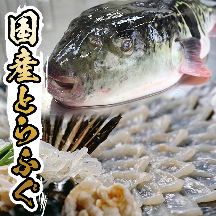i801 とらふぐ刺身 (２人前) 【とらふぐ家】
