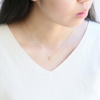 ふるさと納税 山梨県 K18イエローゴールド シンプルダイヤモンドネックレス(0.3ct) 60-9562 |  | 02