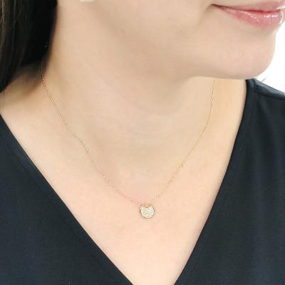 ふるさと納税 甲府市 K18YG ダイヤモンド サークルネックレス(Fph008) |  | 02