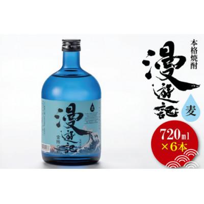 ふるさと納税 水戸市 本格焼酎『漫遊記』麦 720ml×6本セット