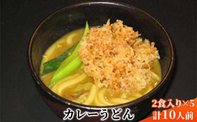 
カレーうどん2人前×5　計10人前
