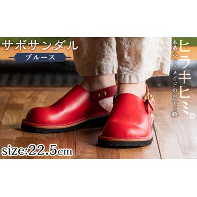 ふるさと納税 霧島市 「Blues」(レッド・22.5cm)【ヒラキヒミ。】P1-033-F-225