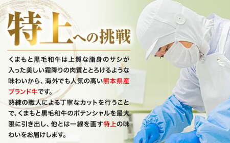 くまもと黒毛和牛 特上 スライス ウデ・モモ 1000g 牛肉 冷凍 《7-14日以内に出荷予定(土日祝除く)》 くまもと黒毛和牛 黒毛和牛 冷凍庫 個別 取分け 小分け 個包装 モモ スライス 肉 