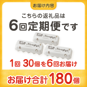 甲州放牧卵の定期便 30個×6回　F-501【卵 たまご 放牧卵 たまご 人気 卵 定期便 卵 たまご 新鮮 たまごかけご飯 卵 たまご すき焼き 鶏卵 国産 玉子 卵 たまご 贈答 卵 たまご】