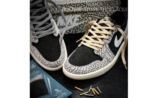 
            NODC HOLLOW STONE SHOELACES ３セット
          