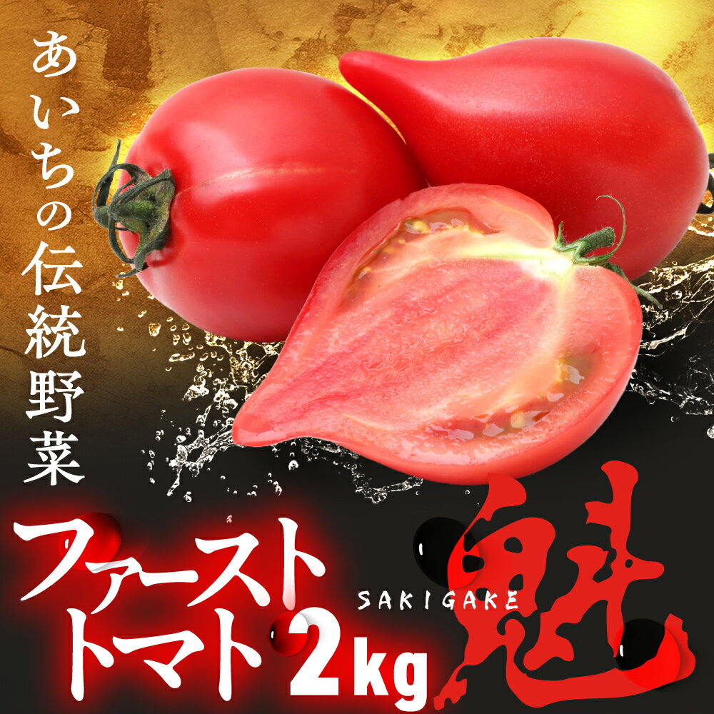 【ふるさと納税】ファーストトマト 『魁』2kg　|トマト とまと 高糖度 サラダ サンドイッチ 野菜 やさい 大玉 高糖度 贈答 プレゼント 贈り物 甘い おいしい 冬 春 極 JA 農協 JA愛知みなみ ファーストトマト 渥美半島 田原市