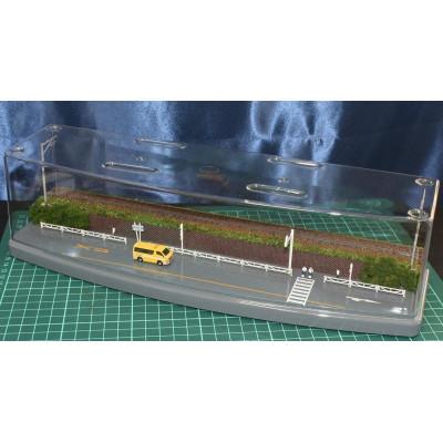 ふるさと納税 南箕輪村 Nゲージ鉄道模型用展示台ケース付きE