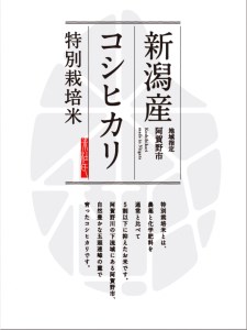 【新米】米杜氏 新潟県阿賀野市産 特別栽培米 コシヒカリ 5kg 1H03011