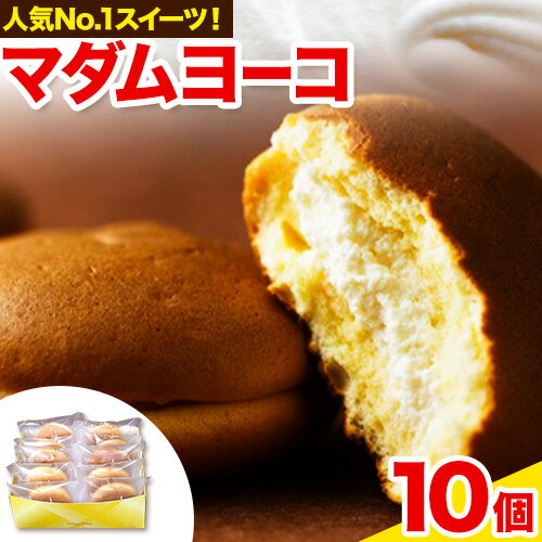 【ふるさと納税】お菓子 マダムヨーコ 60g × 10個 株式会社フラワー《30日以内に出荷予定(土日祝除く)》大阪府 羽曳野市 お菓子 スイーツ おやつ スフレ 冷蔵 冷凍