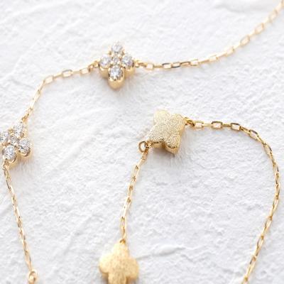 ふるさと納税 甲府市 Deliciaeフローラリア　K18YG　3WAYデザインダイヤネックレス　K04018-H |  | 01