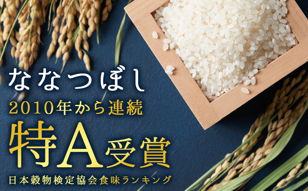 令和7年産新米≪先行予約≫【お米の定期便】ななつぼし 2kg×2袋 《普通精米》全6回