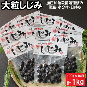 神西湖産 しじみ 1kg（100g×10パック））| しじみ