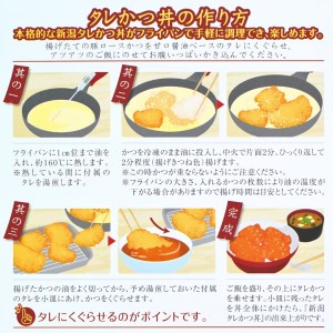 [新潟名物] とんかつ三条のタレかつ 16枚 たれかつ丼 4食分 【013P001】