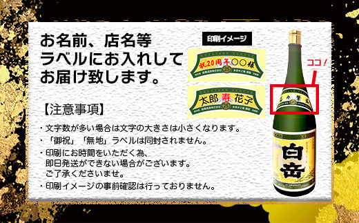 【お歳暮ギフト】 祝いの席に！米焼酎「 白岳 升升半升 ( 益々繁盛 )ボトル」25度 4500ml ≪ 縁起 記念 開店 祝い 棟上 贈答 ギフト 焼酎 米焼酎 球磨焼酎 高橋酒造 白岳 ≫ 