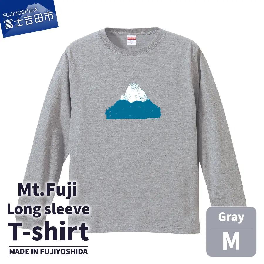 Mt.Fuji Long sleeve T-shirt 《MADE IN FUJIYOSHIDA》Gray Mサイズ
