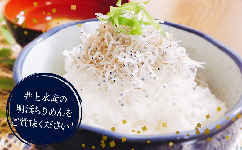 ＜井上のちりめん 使い切り小袋セット 合計約300g（50g入り×6袋）＞ちりめんじゃこ かたくちいわし 小魚 小分け セット おやつ おつまみ 便利 井上水産 愛媛県 西予市