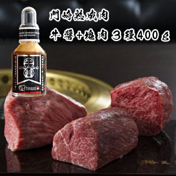 【ふるさと納税】門崎熟成肉 塊焼き おもてなし3種400g 牛醤1本 セット 格之進 熟成肉 プレミアム 無添加 高級 国産 牛肉 肉 岩手 一関 贈り物 ギフト お取り寄せ 冷凍 人気 バーベキュー BBQ 塊焼き 送料無料