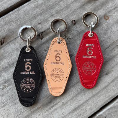 ふるさと納税 ひたちなか市 ラフテール【栃木レザー製牛革使用　モーテルキーホルダー】レッド×シルバー |  | 01