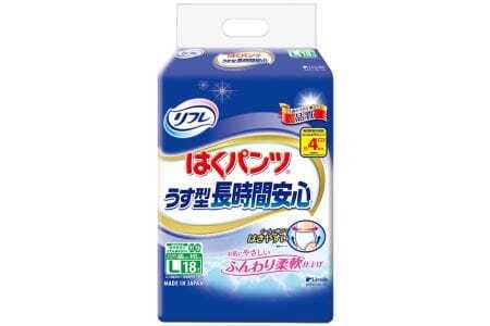 リフレ はくパンツうす型長時間安心L18枚×2パック 尿ケア 紙おむつ 【 リフレ 】