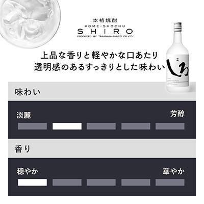 ふるさと納税 人吉市 本格米焼酎「白岳しろ」720ml　6本セット |  | 01