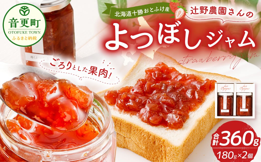 
            辻野農場さんのよつぼしジャム（いちごジャム）180g×2個【A113】《2025年8月上旬-12月下旬 発送予定》
          