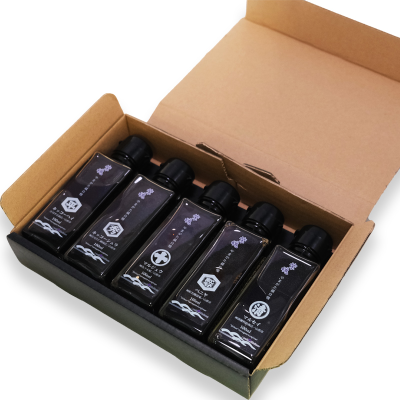 紫魂(しこん) やまがた蔵自慢 しょうゆ 5本詰合せ FY24-187