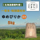 【ふるさと納税】【令和6年産】一等米・特別栽培米 5kg【ゆめぴりか玄米】5kg×1（農薬7割減）北海道 鷹栖町 原崎農園