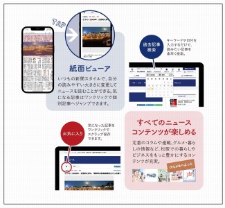 夕刊三重新聞電子版「YoMotto」（ヨモット）配信３カ月間【1.1-6】
