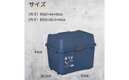 スペースボックス620 インディゴ 2個組 ボックス 70L アウトドア キャンプ 工具収納 高圧洗浄機 防災 防災グッズ アウトドアコンテナ コンテナ キャンプ用品 宅配ボックス 灯油 タンク 灯油