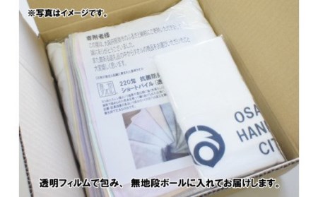 泉州タオル 無蛍光 抗菌 カラータオル 選べる1色 8枚入り 240匁 ( オフホワイト )