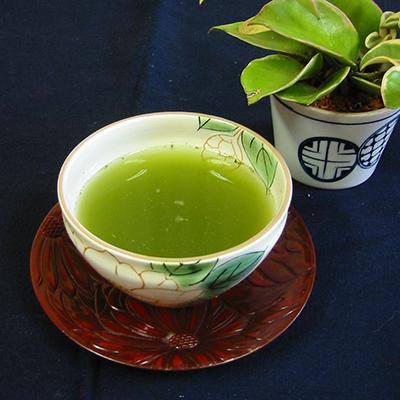 ふるさと納税 伊東市 ぐり茶九谷つばき缶2本セット